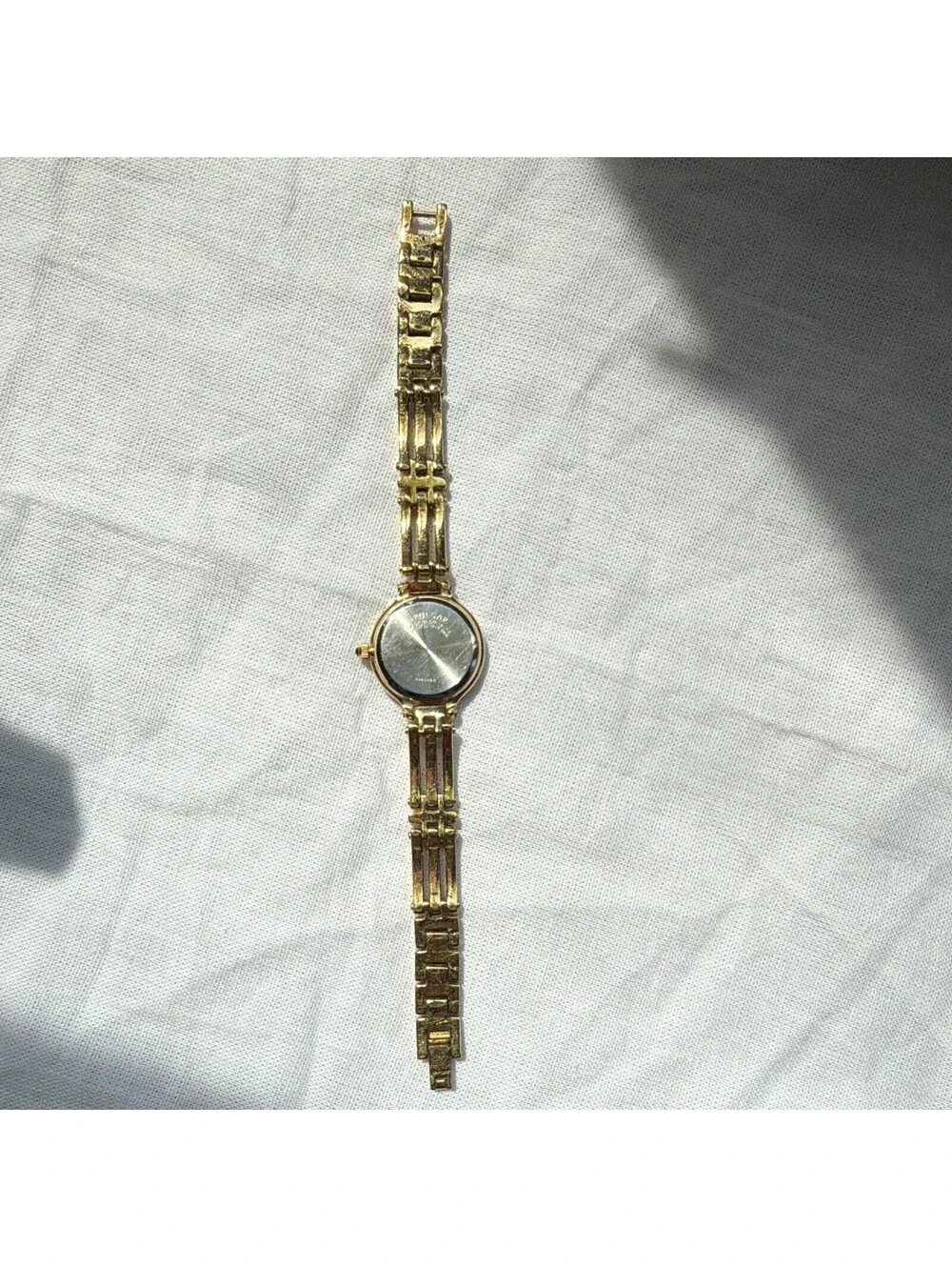 Pulsar Women's Quartz Analog Gold Tone Bracelet Watch, White Dial, working